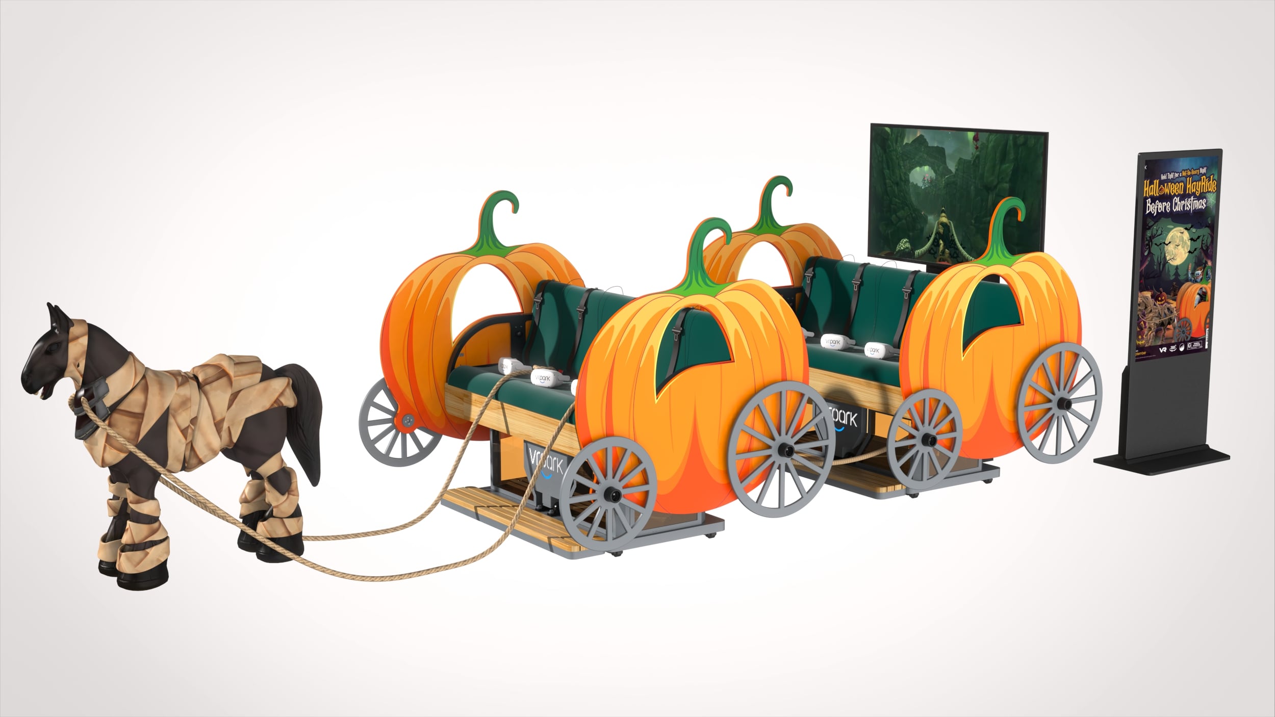 Modular Multi-Seat VR Ride Setup - Scalable Motion Platform Configuration for High-Traffic Venues 2