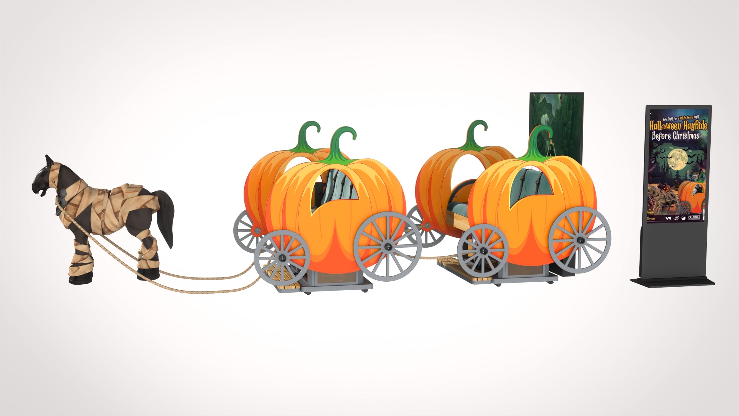 Modular Multi-Seat VR Ride Setup - Scalable Motion Platform Configuration for High-Traffic Venues 5