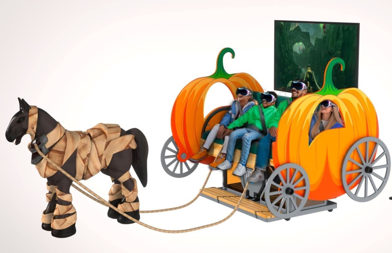 Halloween Hay Ride VR Experience