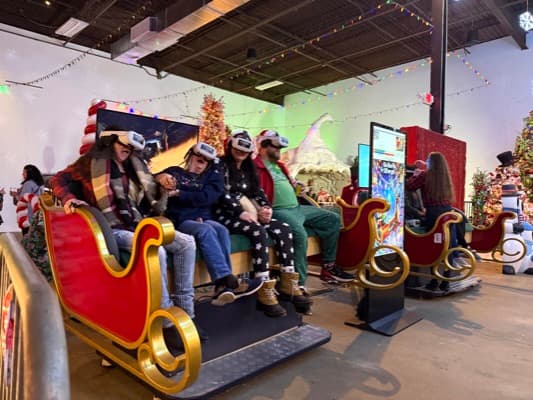 Santa's Sleigh VR Experience 2