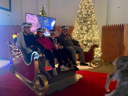 Santa's Sleigh VR Experience 3