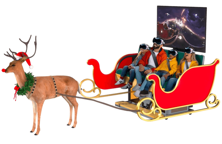 Modular Multi-Seat VR Ride Setup - Scalable Motion Platform Configuration for High-Traffic Venues 1