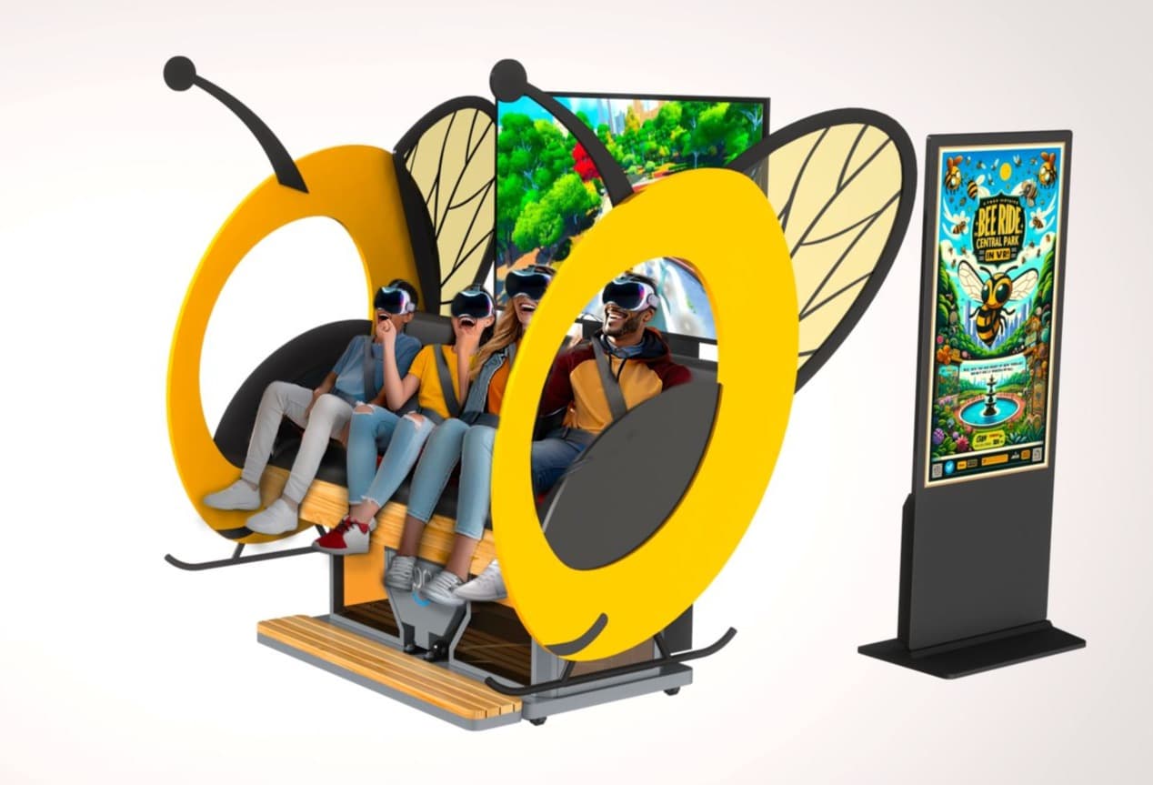 The Bee Experience VR Ride - 4-Seater Motion Simulator