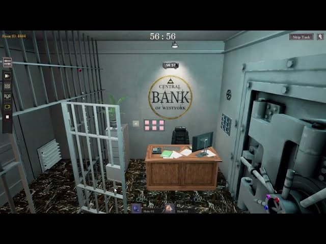 VR Escape Room: Code Bank